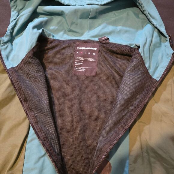 The Hundreds Men's Colorblock Jacket - Green, Blue, Yellow Mens Medium - Picture 3 of 5